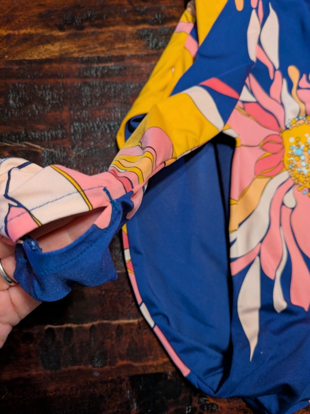 Trina Turk M Paddle Swimsuit in Floral - Picture 6 of 16